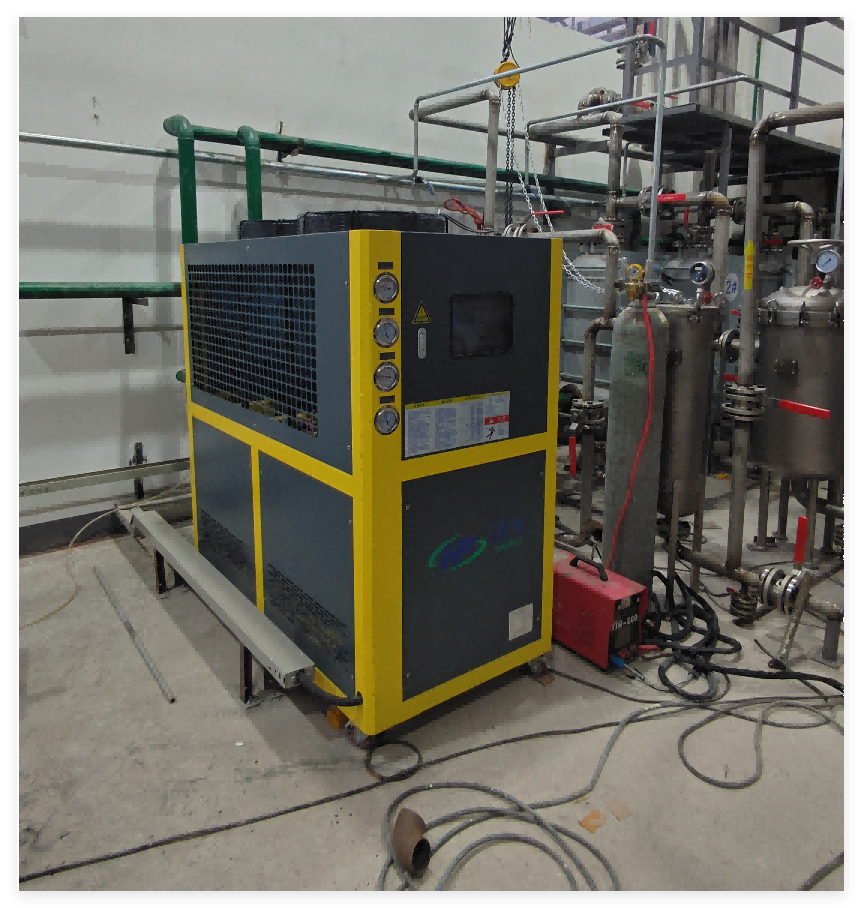 Chemical purification cooling