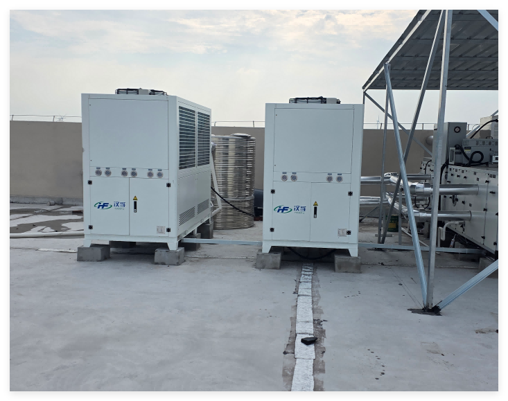 University vacuum equipment cooling